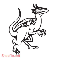 Vector Hình Xăm Decal Rồng Đẹp