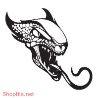 Vector Hình Xăm Decal Dragon Đẹp