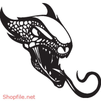 Vector Hình Xăm Decal Dragon Đẹp