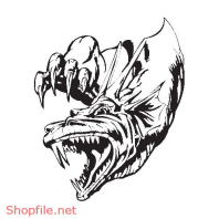 Vector Hình Xăm Decal Dragon Đẹp