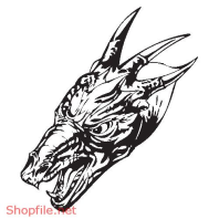 Vector Hình Xăm Decal Dragon Đẹp