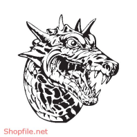 Vector Hình Xăm Decal Dragon Đẹp