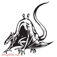 Vector Hình Xăm Decal Dragon Đẹp