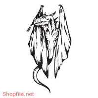 Vector Hình Xăm Decal Dragon Đẹp