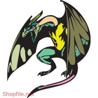 Vector Hình Xăm Decal Dragon Đẹp