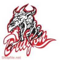 Vector Hình Xăm Decal Dragon Đẹp