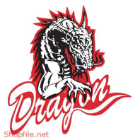 Vector Hình Xăm Decal Dragon Đẹp