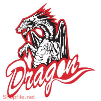 Vector Hình Xăm Decal Dragon Đẹp