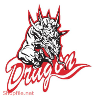 Vector Hình Xăm Decal Dragon Đẹp