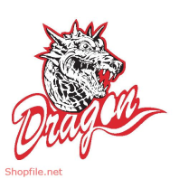 Vector Hình Xăm Decal Dragon Đẹp