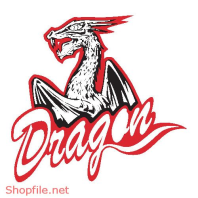 Vector Hình Xăm Decal Dragon Đẹp