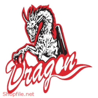 Vector Hình Xăm Decal Dragon Đẹp