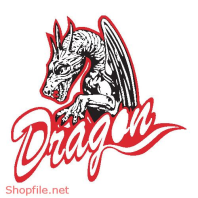 Vector Hình Xăm Decal Dragon Đẹp