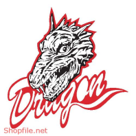 Vector Hình Xăm Decal Dragon Đẹp