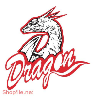 Vector Hình Xăm Decal Dragon Đẹp