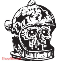 Vector Hình Xăm Decal Đầu Lâu Ấn Tượng