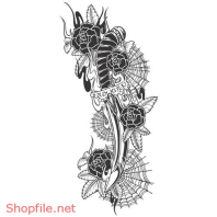 Vector Hình Xăm Decal Thiết Kế Độc Đáo Ấn Tượng