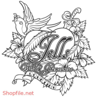 Vector Hình Xăm Decal Thiết Kế Độc Đáo Ấn Tượng