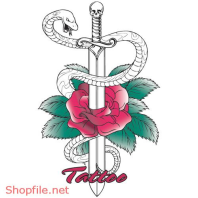 Vector Hình Xăm Decal Thiết Kế Độc Đáo Ấn Tượng