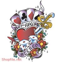 Vector Hình Xăm Decal Thiết Kế Độc Đáo Ấn Tượng