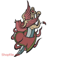 Vector Hình Xăm Decal Thiết Kế Độc Đáo Ấn Tượng