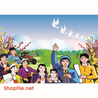 Pano cổ động tuyên truyền năm mới phát triển