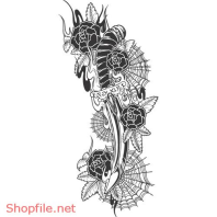 Vector Hình Xăm Decal Thiết Kế Độc Đáo Ân Tượng