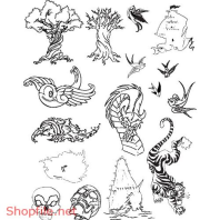 Vector Hình Xăm Decal Thiết Kế Độc Đáo Ấn Tượng