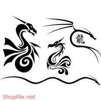 Vector Hình Xăm Decal Thiết Kế Độc Đáo Ấn Tượng