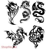 Hình Xăm Vector Decal Thiết Kế Độc Đáo Ấn Tượng