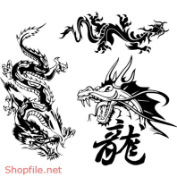 Hình Xăm Vector Decal Thiết Kế Độc Đáo Ấn Tượng