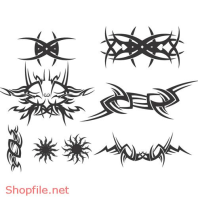 Hình Xăm Vector Decal Thiết Kế Độc Đáo Ấn Tượng