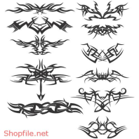 Hình Xăm Vector Decal Thiết Kế Độc Đáo Ấn Tượng