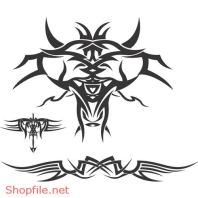 Hình Xăm Vector Decal Thiết Kế Độc Đáo Ấn Tượng