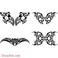 Hình Xăm Vector Decal Thiết Kế Độc Đáo Ấn Tượng