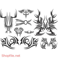 Hình Xăm Vector Decal Thiết Kế Độc Đáo Ấn Tượng