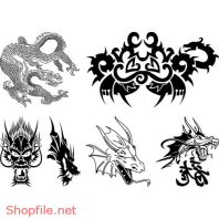 Hình Xăm Vector Decal Thiết Kế Độc Đáo Ấn Tượng