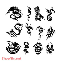 Hình Xăm Vector Decal Thiết Kế Độc Đáo Ấn Tượng