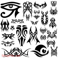 Vector Hình Xăm Thiết kế Họa Tiết Hoa Văn  Đẹp