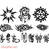 Vector Hình Xăm Thiết kế Họa Tiết  Đẹp