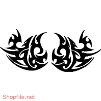 Vector Hình Xăm Decal Ấn Tượng Độc Đáo