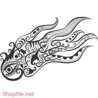 Vector Hình Xăm Decal Thiết Kế Ấn Tượng Độc Đáo