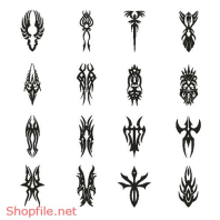 Vector Hình Xăm Decal Thiết Kế Đẹp