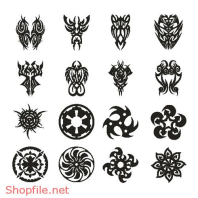 Vector Hình Xăm Decal Thiết Kế Đẹp