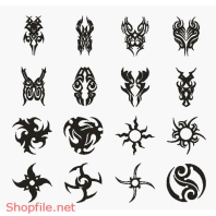 Vector Hình Xăm Decal Thiết Kế Đẹp