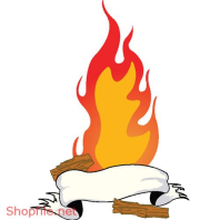 Vector Hình Xăm Decal Thiết Kế Ngọn Lửa