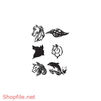 Vector Hình Xăm Hoa Văn Họa Tiết