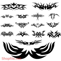 Vector Hình Xăm Họa Tiết Đẹp