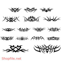 Vector Hình Xăm Thiết kế Họa Tiết Đẹp