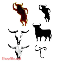 Vector Hình Xăm Decal Thiết Kế Hình Thú